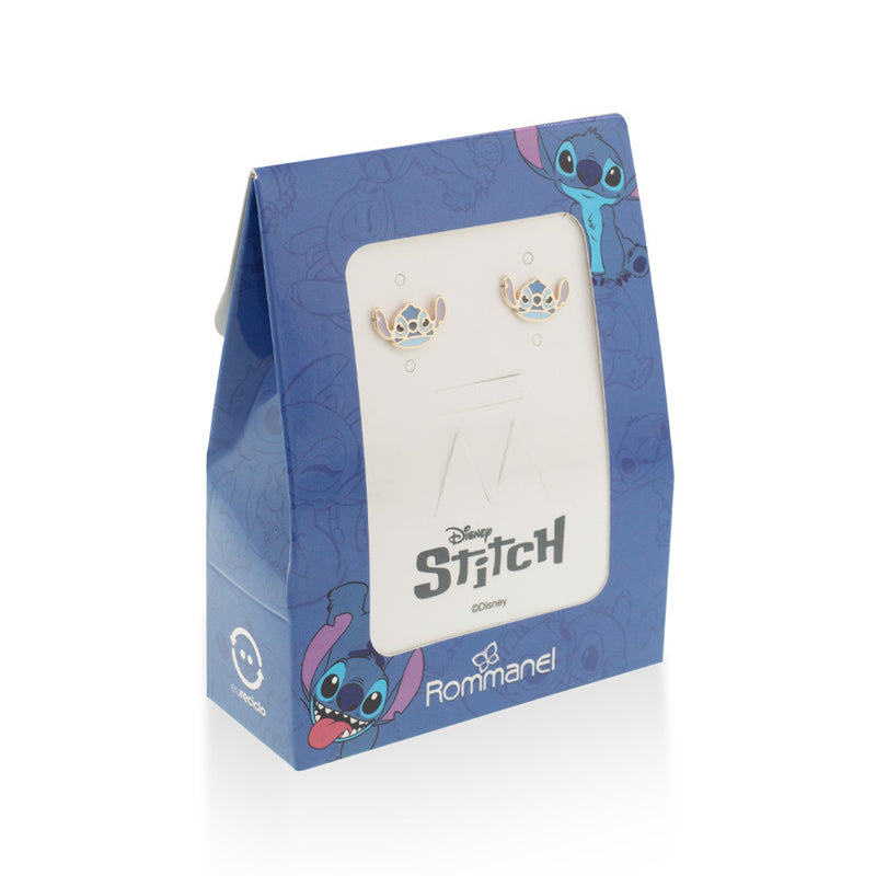 Brinco stitch banhado a ouro COLORIDO; 527346 Rommanel