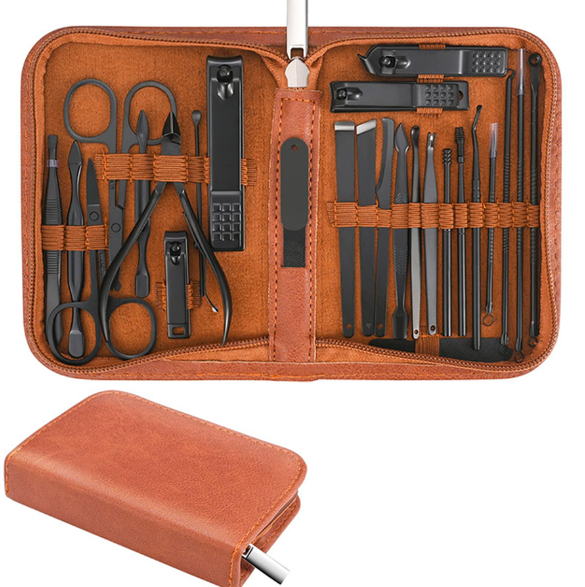 Kit Profissional MenCare 25 em 1 [MATERIAL EM AÇO CIRÚRGICO]